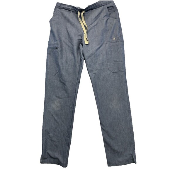 FIGS Women’s Small Gray Scrub Pants Technical Collection Drawstring Pockets  - Picture 1 of 11